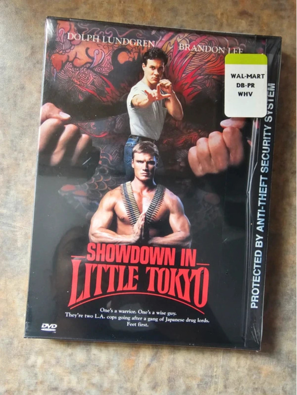 DVD of the 1991 action film "Showdown in Little Tokyo"